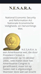 Mobile Screenshot of nesara.nl